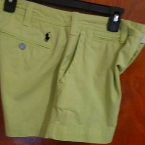 shorts/ lime green